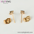 94994 xuping guangzhou jewelry market current letter i stud earring fake gold women jewellery